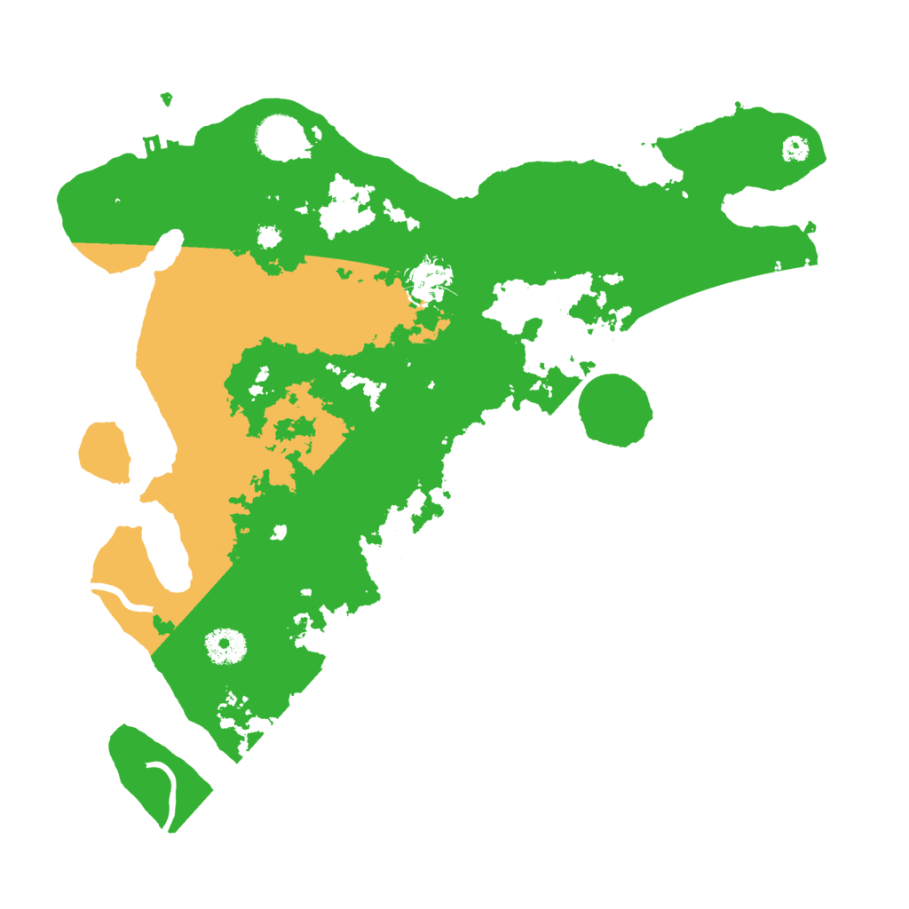Biome Rust Map: Procedural Map, Size: 3500, Seed: 79824560