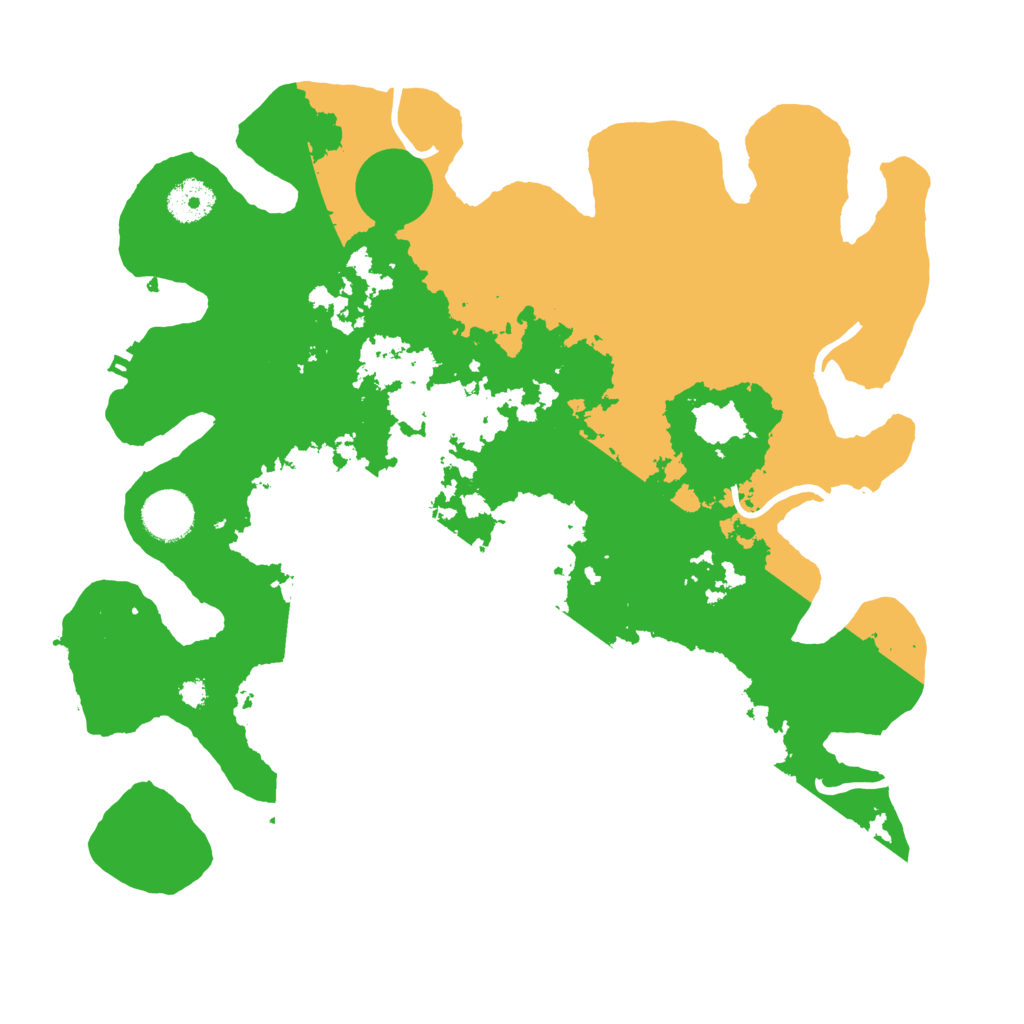 Biome Rust Map: Procedural Map, Size: 3500, Seed: 80236786