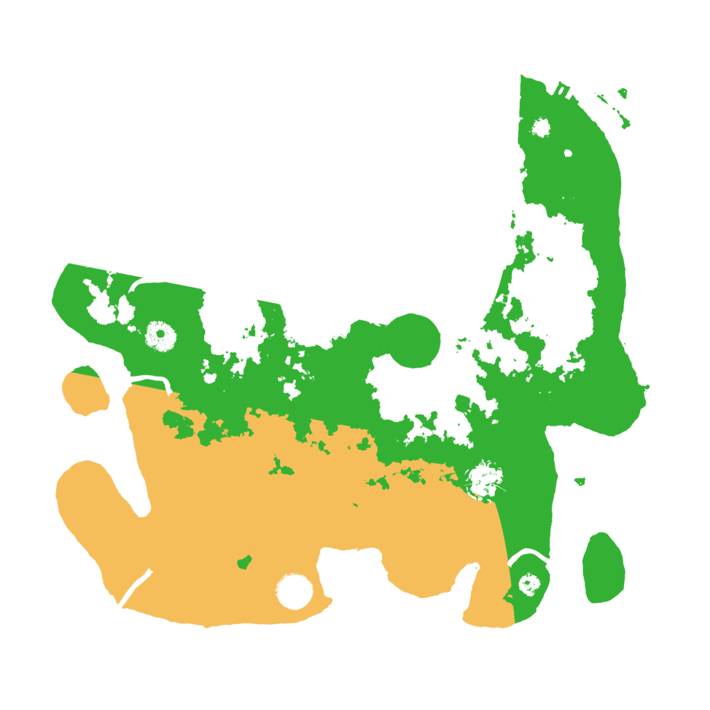 Biome Rust Map: Procedural Map, Size: 3500, Seed: 44862861