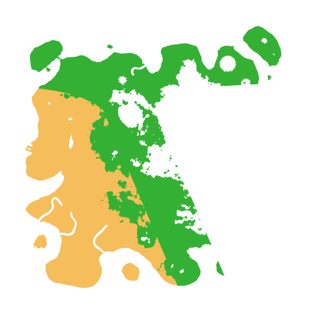 Biome Rust Map: Procedural Map, Size: 3500, Seed: 80806193