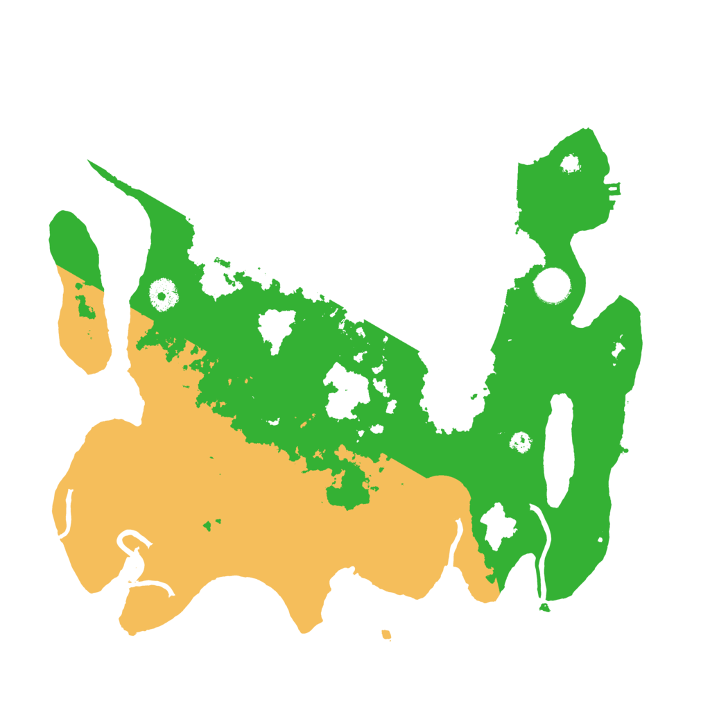 Biome Rust Map: Procedural Map, Size: 3500, Seed: 2548