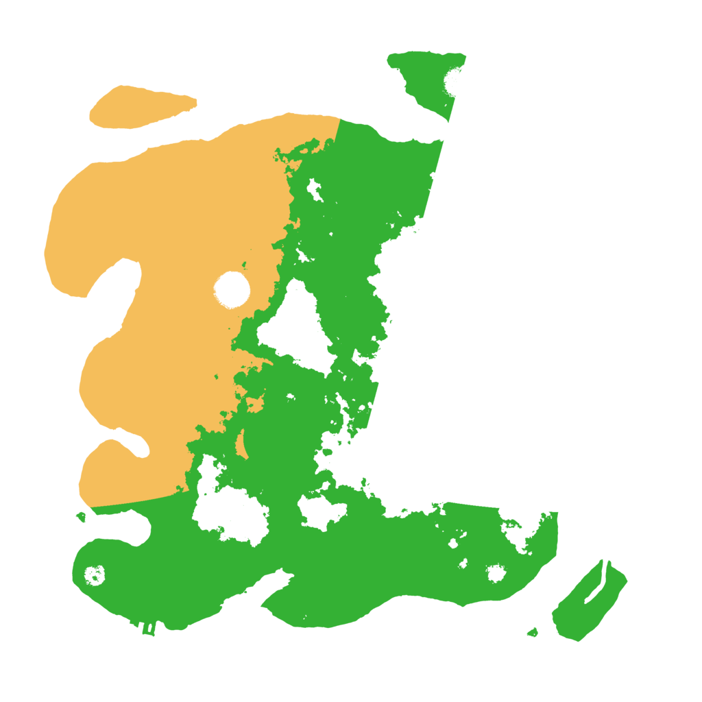 Biome Rust Map: Procedural Map, Size: 3500, Seed: 69800123
