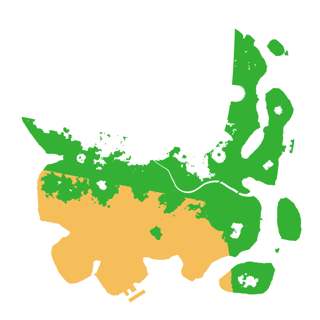 Biome Rust Map: Procedural Map, Size: 3500, Seed: 966904952