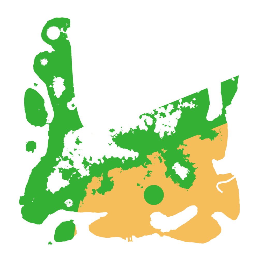 Biome Rust Map: Procedural Map, Size: 3500, Seed: 92945484