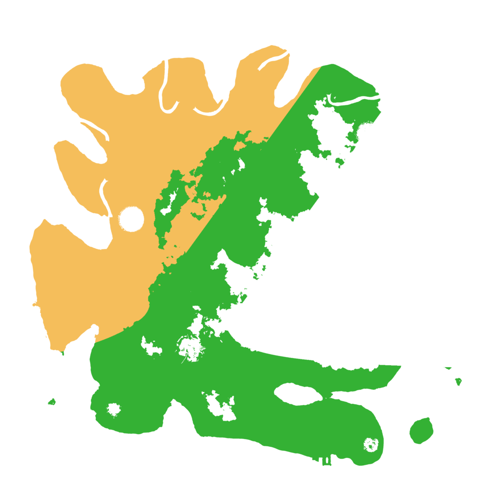 Biome Rust Map: Procedural Map, Size: 3500, Seed: 65540241