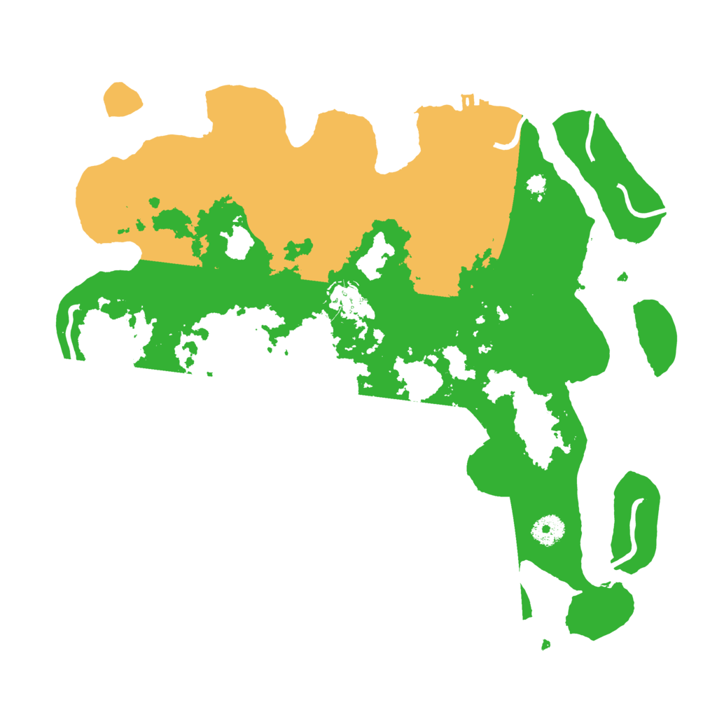 Biome Rust Map: Procedural Map, Size: 3500, Seed: 363017030
