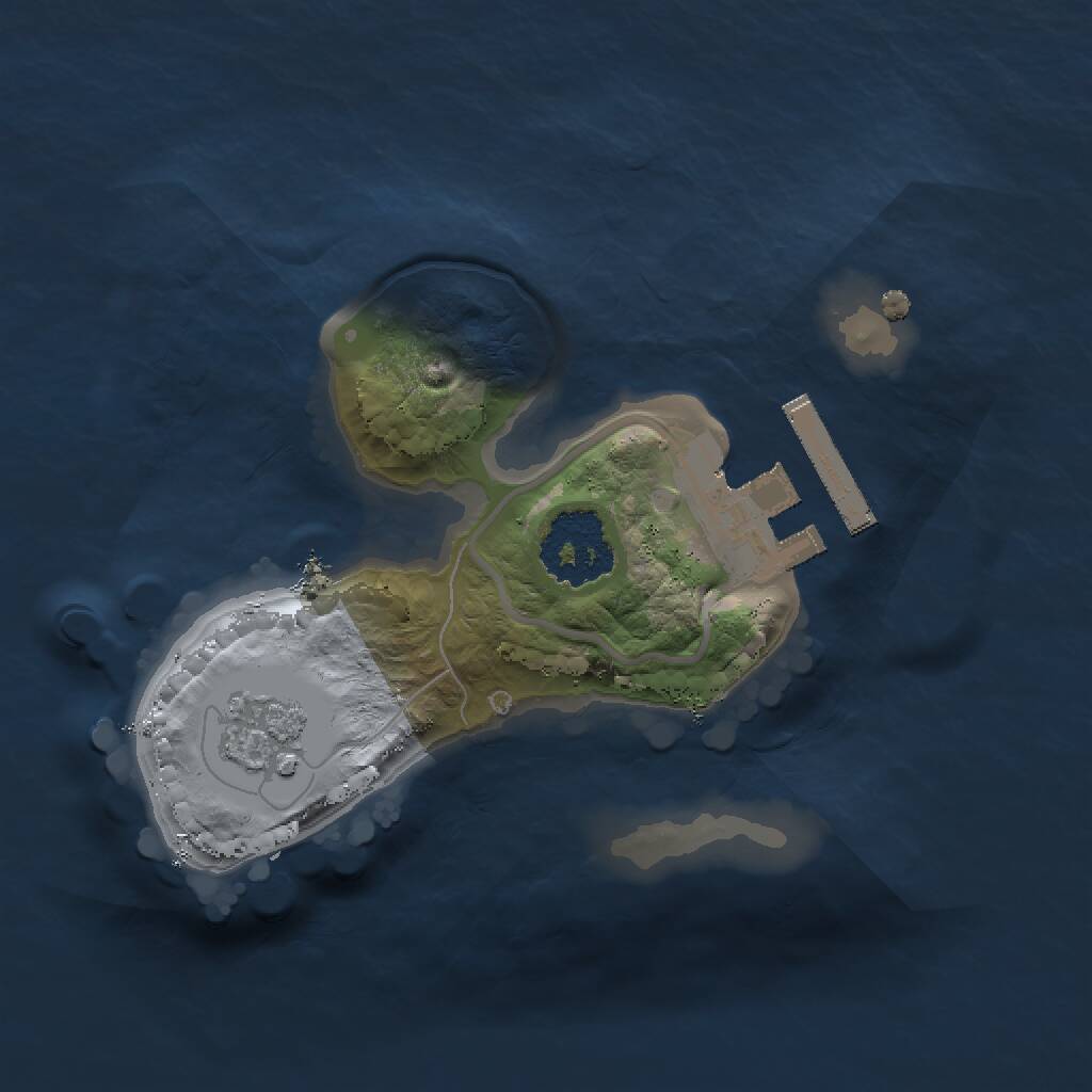 Rust Map: Procedural Map, Size: 1500, Seed: 215432566, 3 Monuments