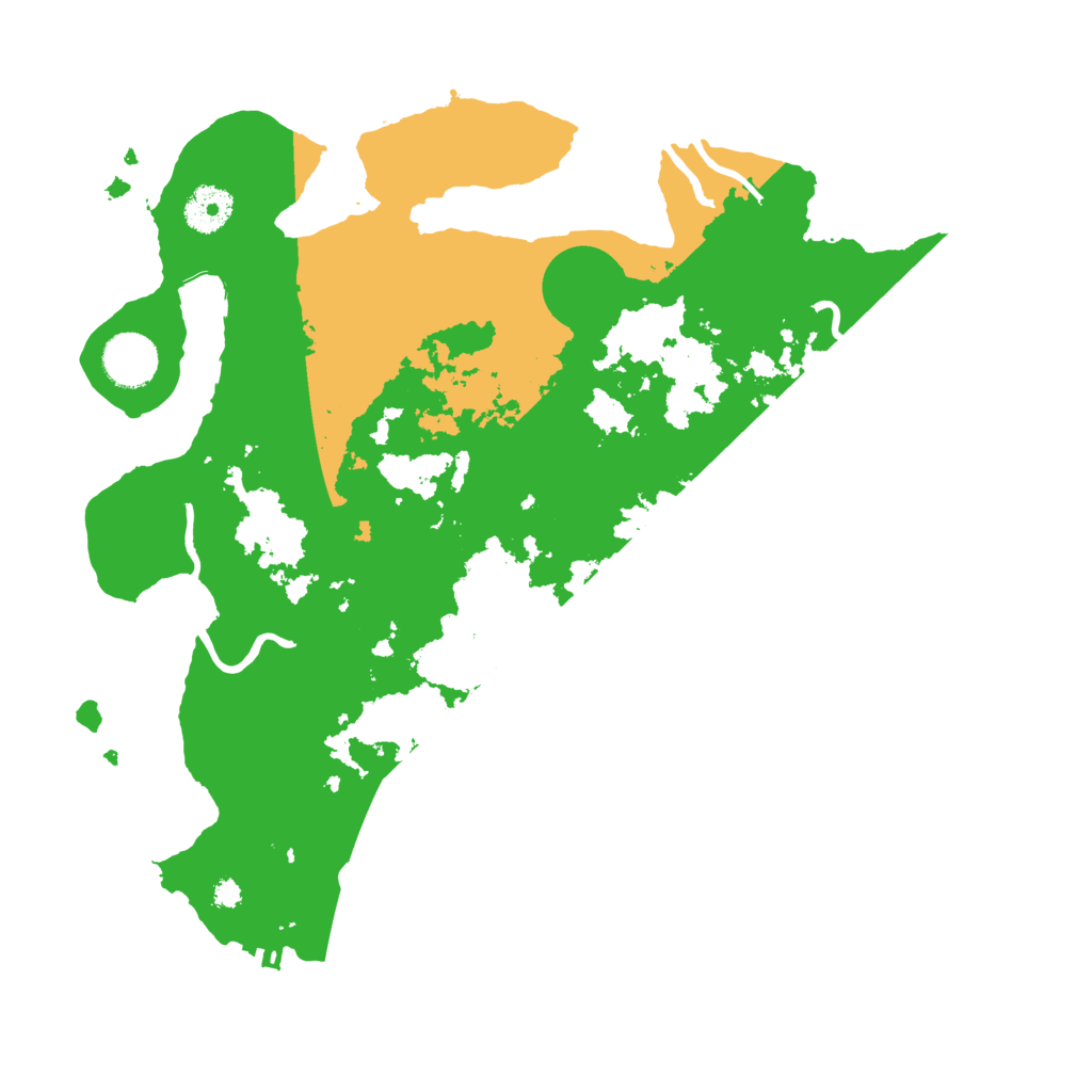 Biome Rust Map: Procedural Map, Size: 3500, Seed: 56457735