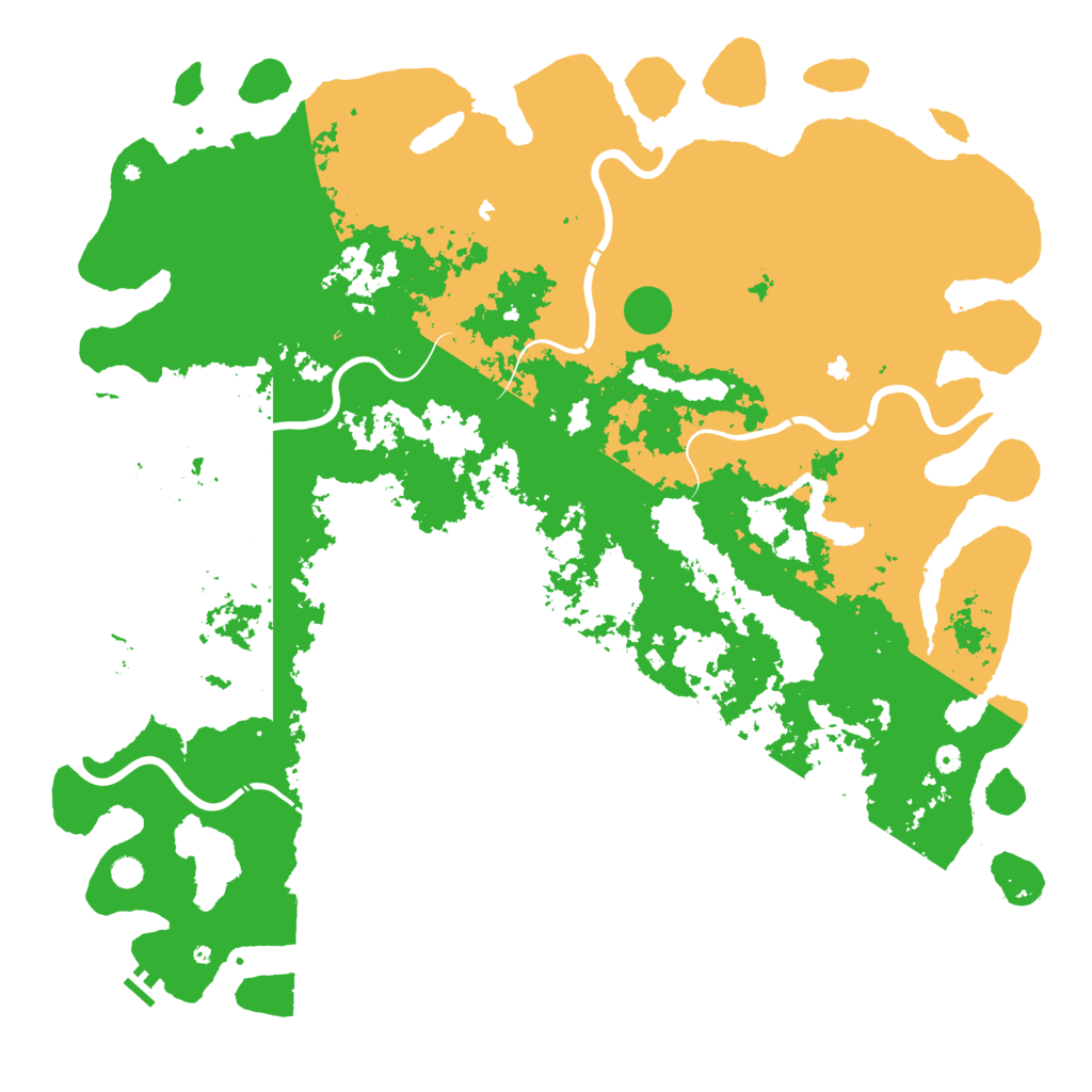 Biome Rust Map: Procedural Map, Size: 6000, Seed: 2200