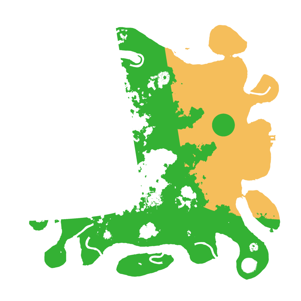 Biome Rust Map: Procedural Map, Size: 3500, Seed: 48026024