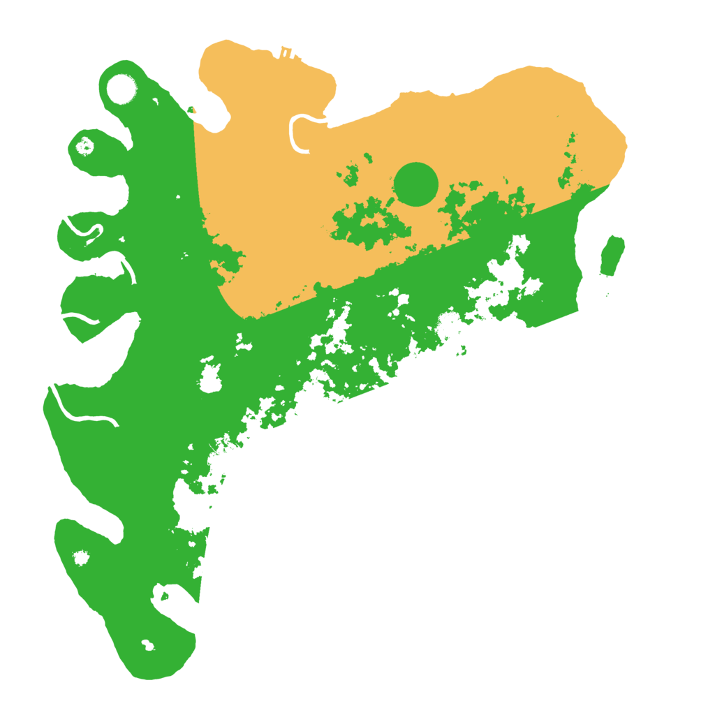 Biome Rust Map: Procedural Map, Size: 4250, Seed: 160104742