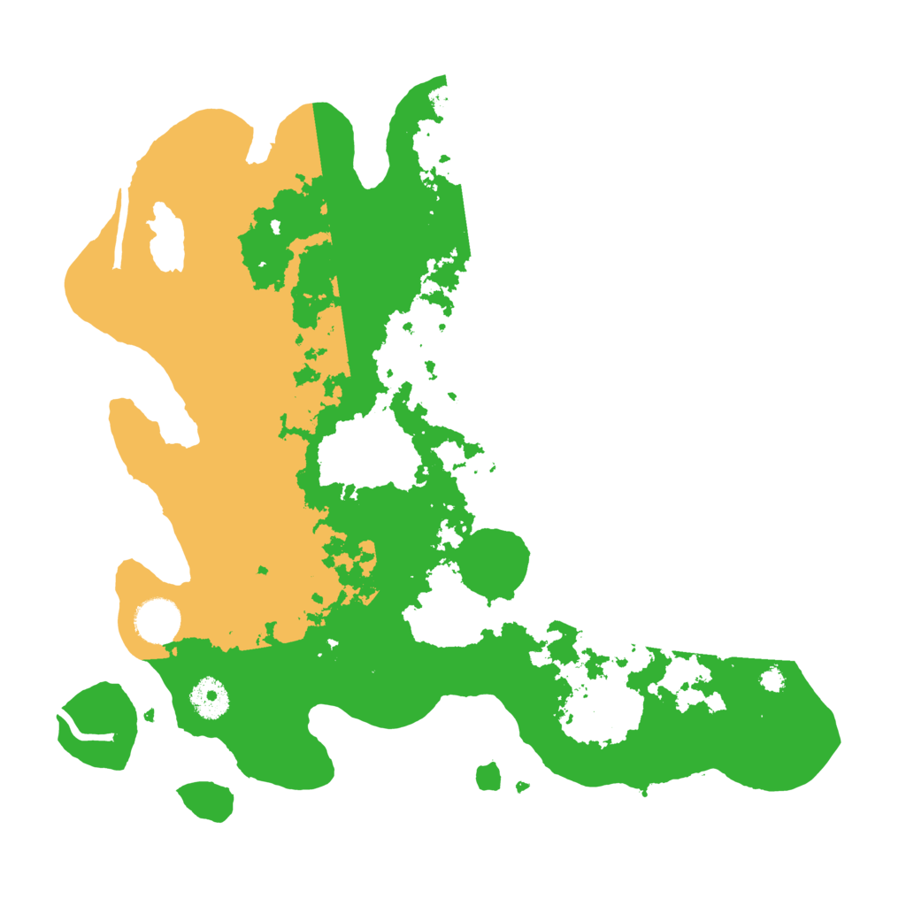 Biome Rust Map: Procedural Map, Size: 3500, Seed: 49518597
