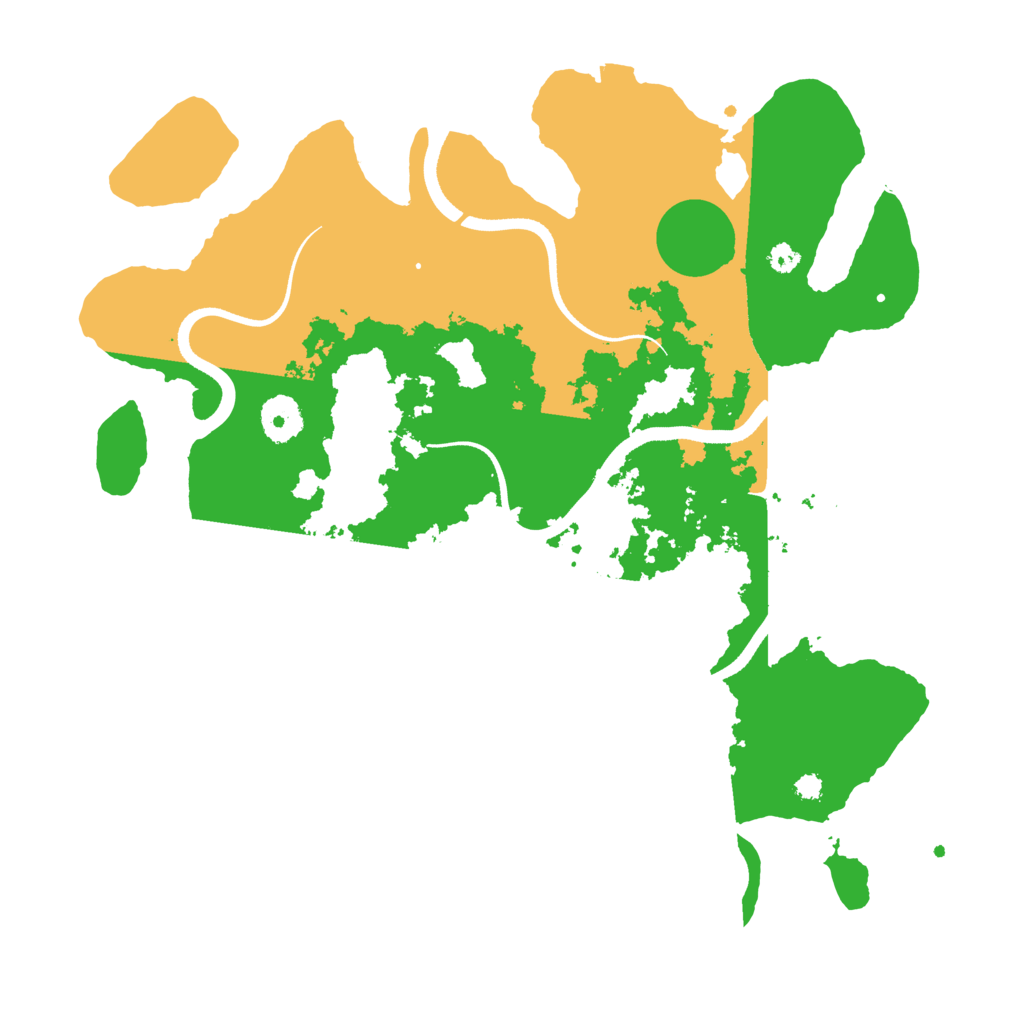 Biome Rust Map: Procedural Map, Size: 3500, Seed: 82303654