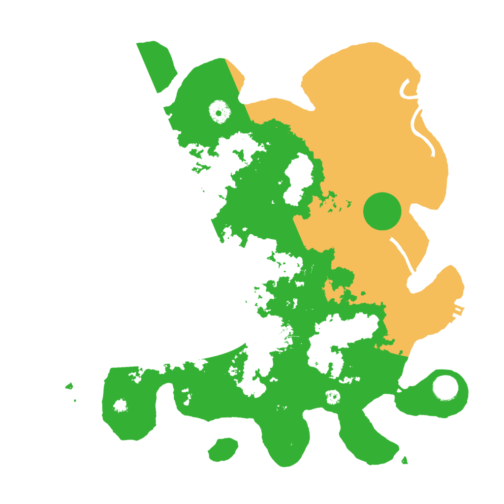 Biome Rust Map: Procedural Map, Size: 3500, Seed: 36490912