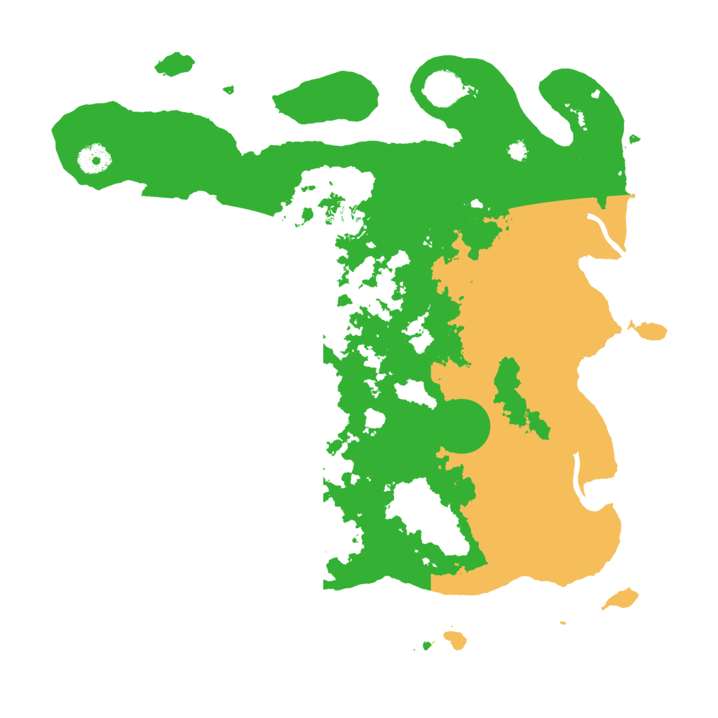 Biome Rust Map: Procedural Map, Size: 3500, Seed: 43650096