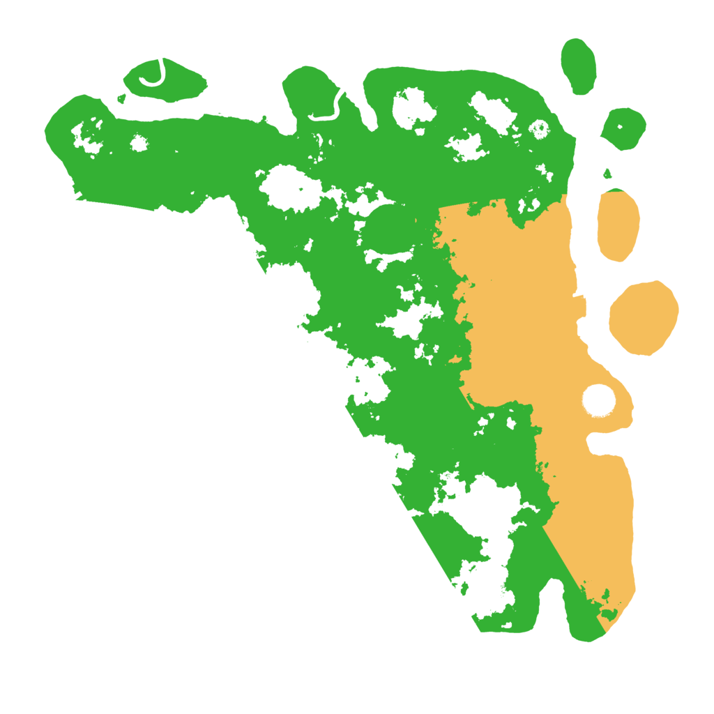 Biome Rust Map: Procedural Map, Size: 3800, Seed: 2023724651