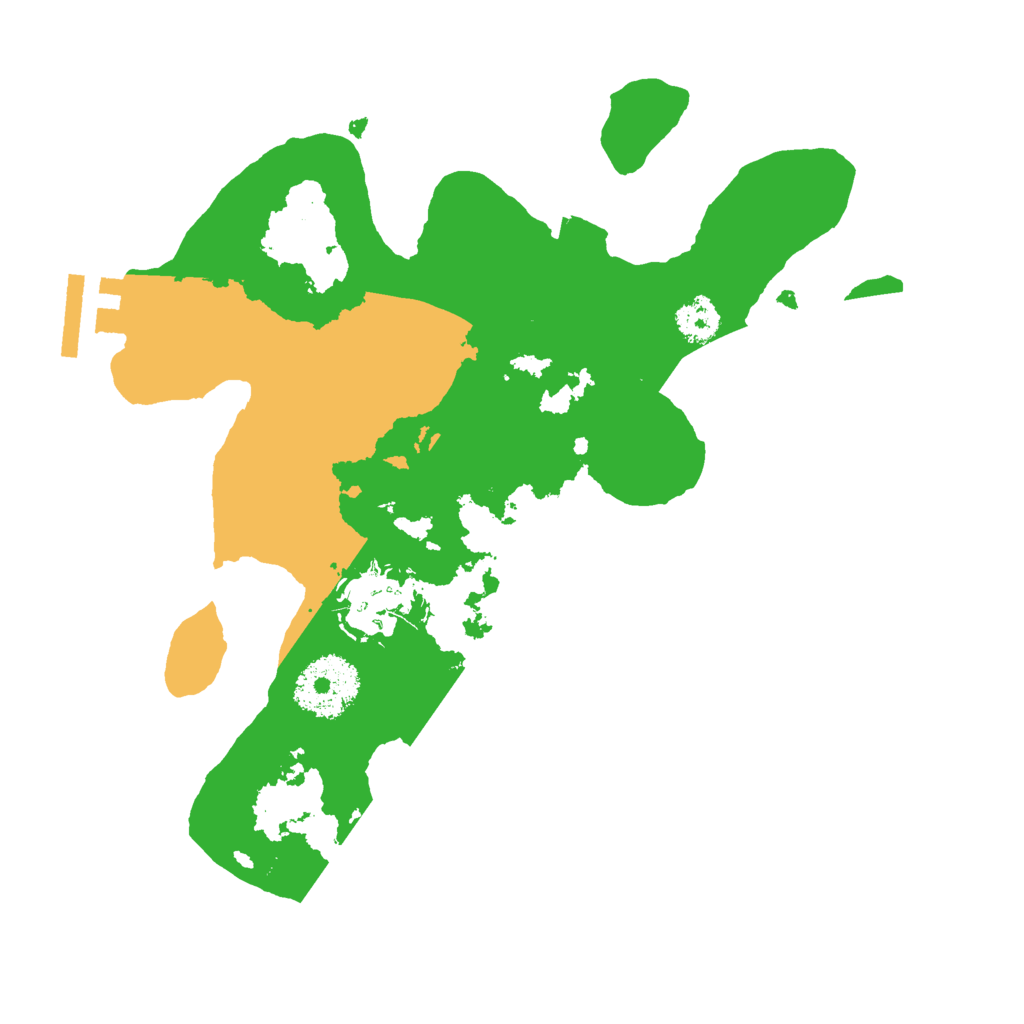 Biome Rust Map: Procedural Map, Size: 2500, Seed: 41567