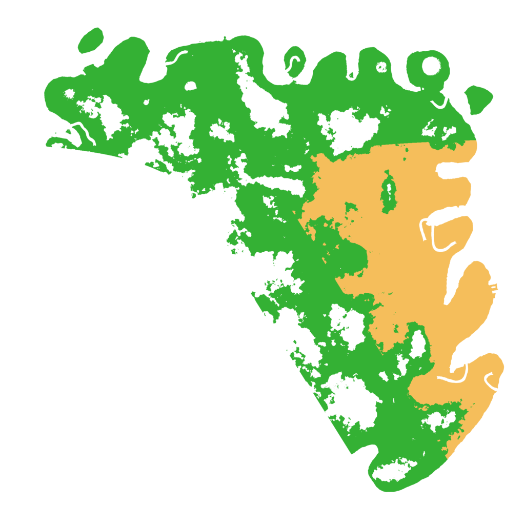 Biome Rust Map: Procedural Map, Size: 5000, Seed: 213243895