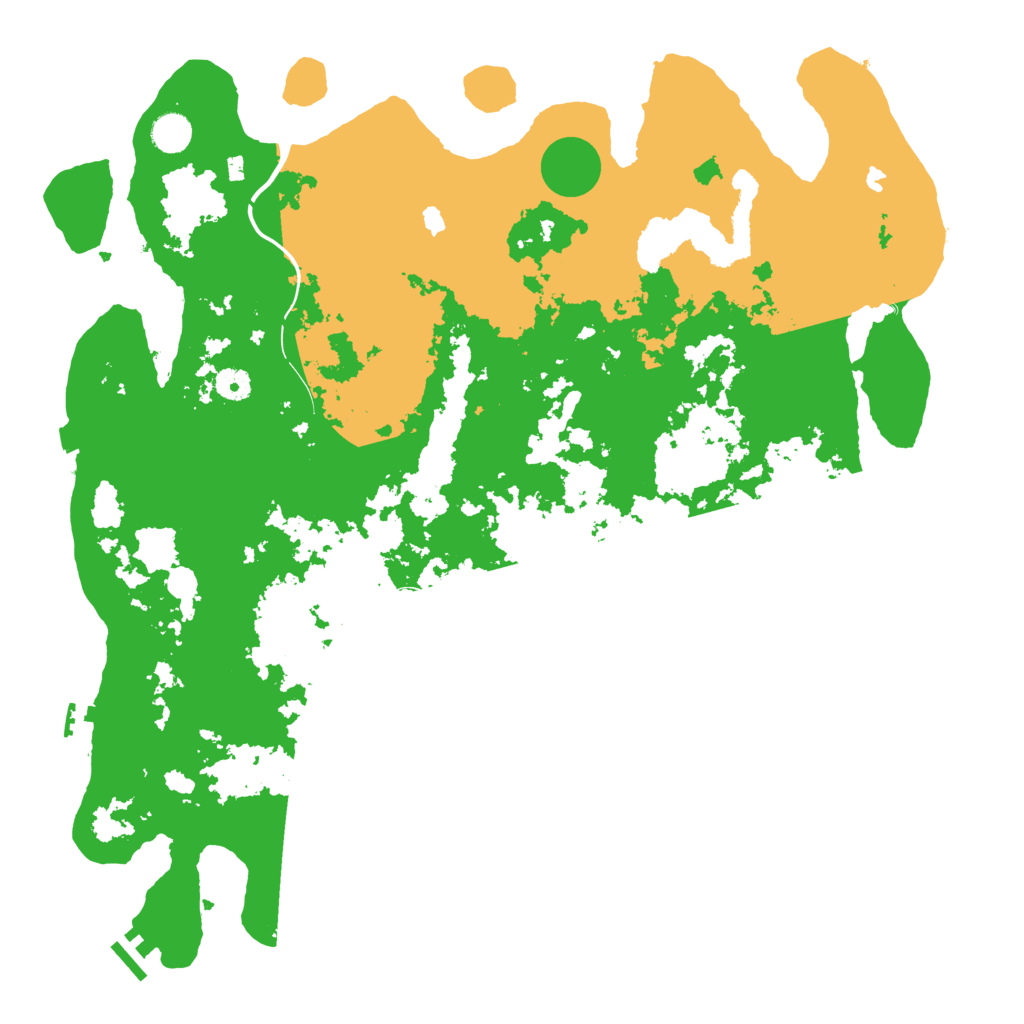 Biome Rust Map: Procedural Map, Size: 4500, Seed: 2023