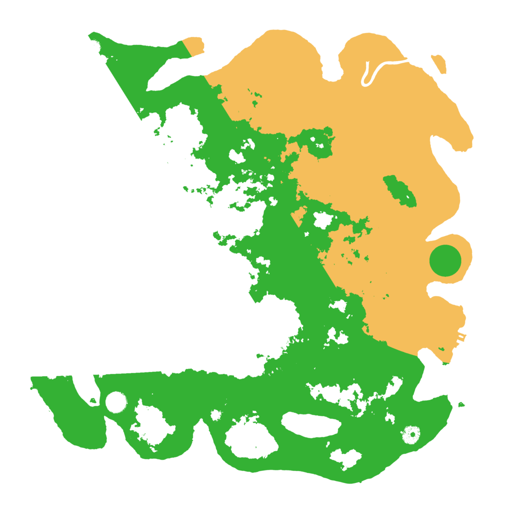 Biome Rust Map: Procedural Map, Size: 4250, Seed: 387535799