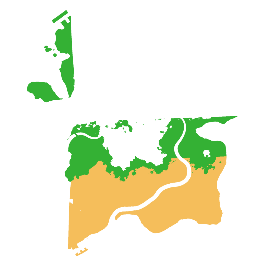 Biome Rust Map: Procedural Map, Size: 3000, Seed: 285466