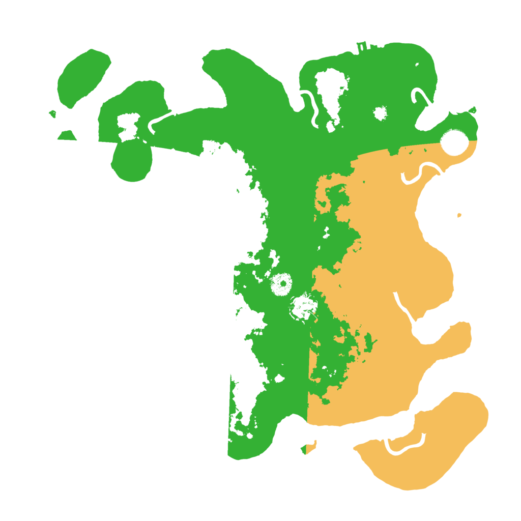 Biome Rust Map: Procedural Map, Size: 3500, Seed: 87859204