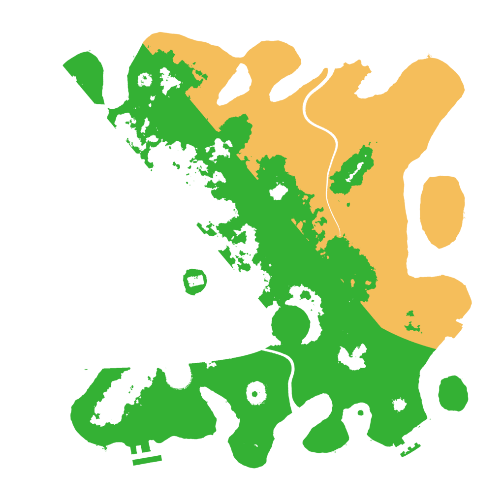 Biome Rust Map: Procedural Map, Size: 3500, Seed: 46491935