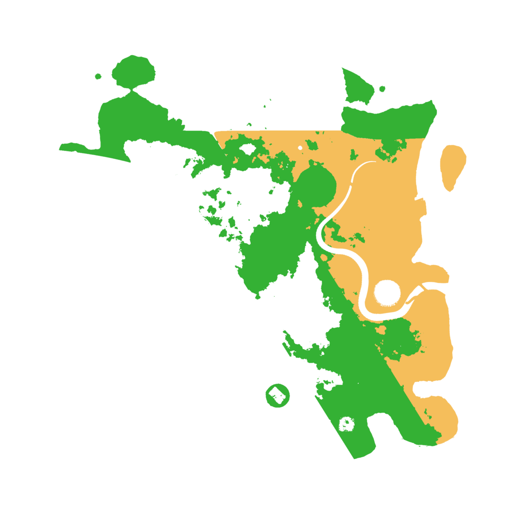 Biome Rust Map: Procedural Map, Size: 3500, Seed: 1410169813