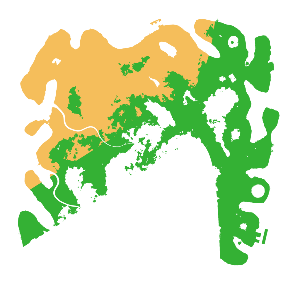 Biome Rust Map: Procedural Map, Size: 4000, Seed: 785450793