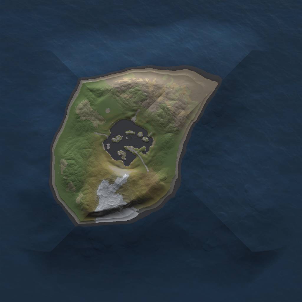 Rust Map: Barren, Size: 1000, Seed: 809786307, 3 Monuments