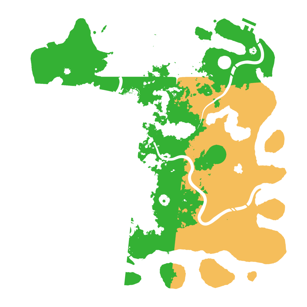 Biome Rust Map: Procedural Map, Size: 4250, Seed: 106203635