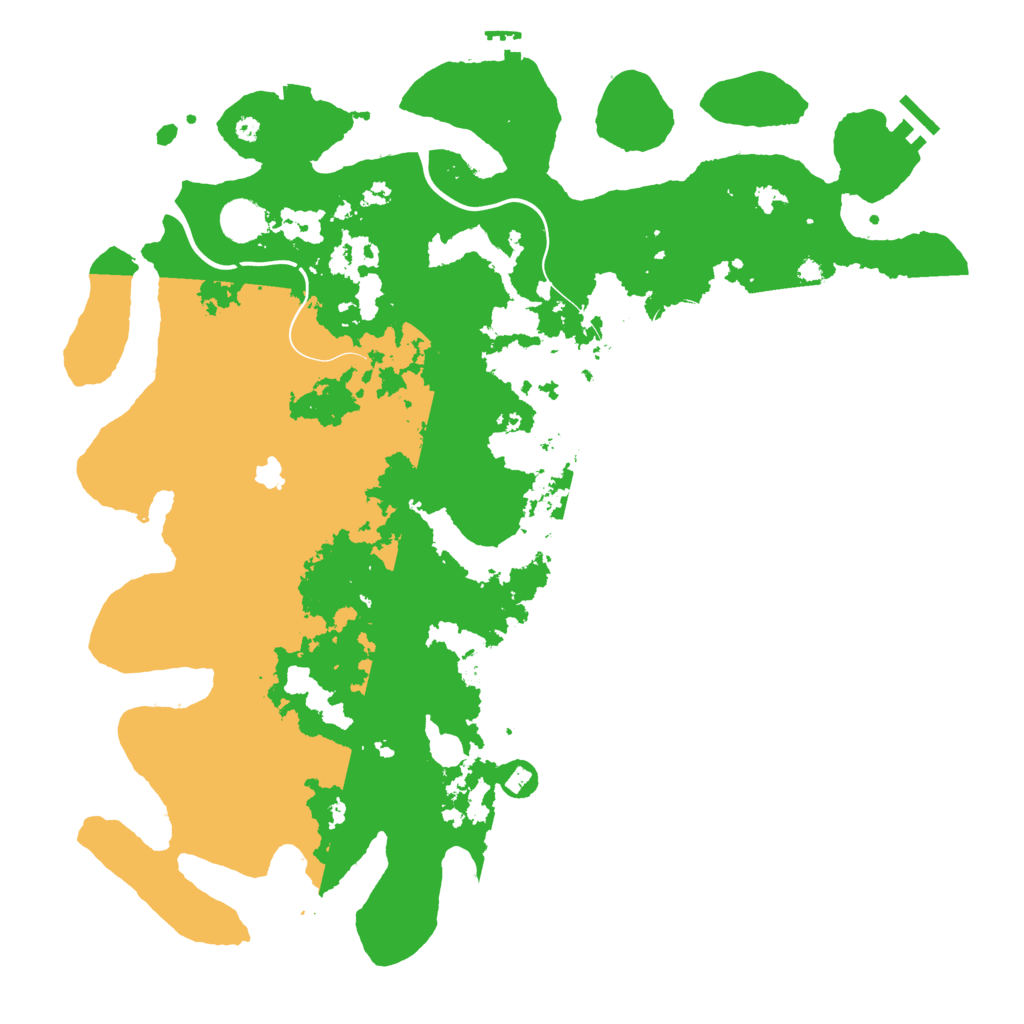 Biome Rust Map: Procedural Map, Size: 4250, Seed: 461907628