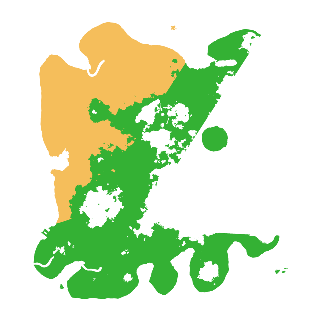 Biome Rust Map: Procedural Map, Size: 3500, Seed: 1236905280