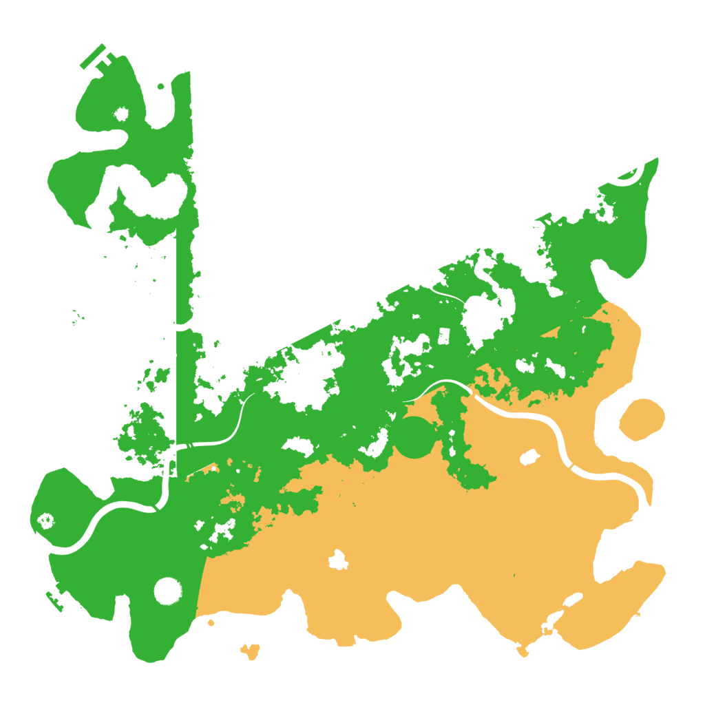Biome Rust Map: Procedural Map, Size: 4500, Seed: 43813865