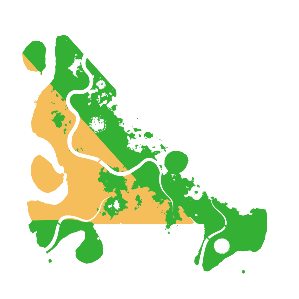 Biome Rust Map: Procedural Map, Size: 3500, Seed: 76716353