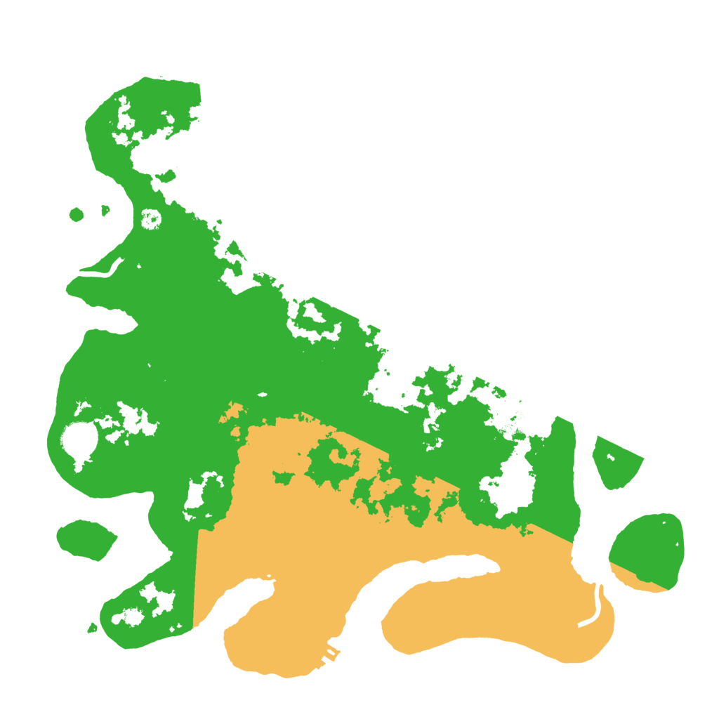 Biome Rust Map: Procedural Map, Size: 3500, Seed: 89348565