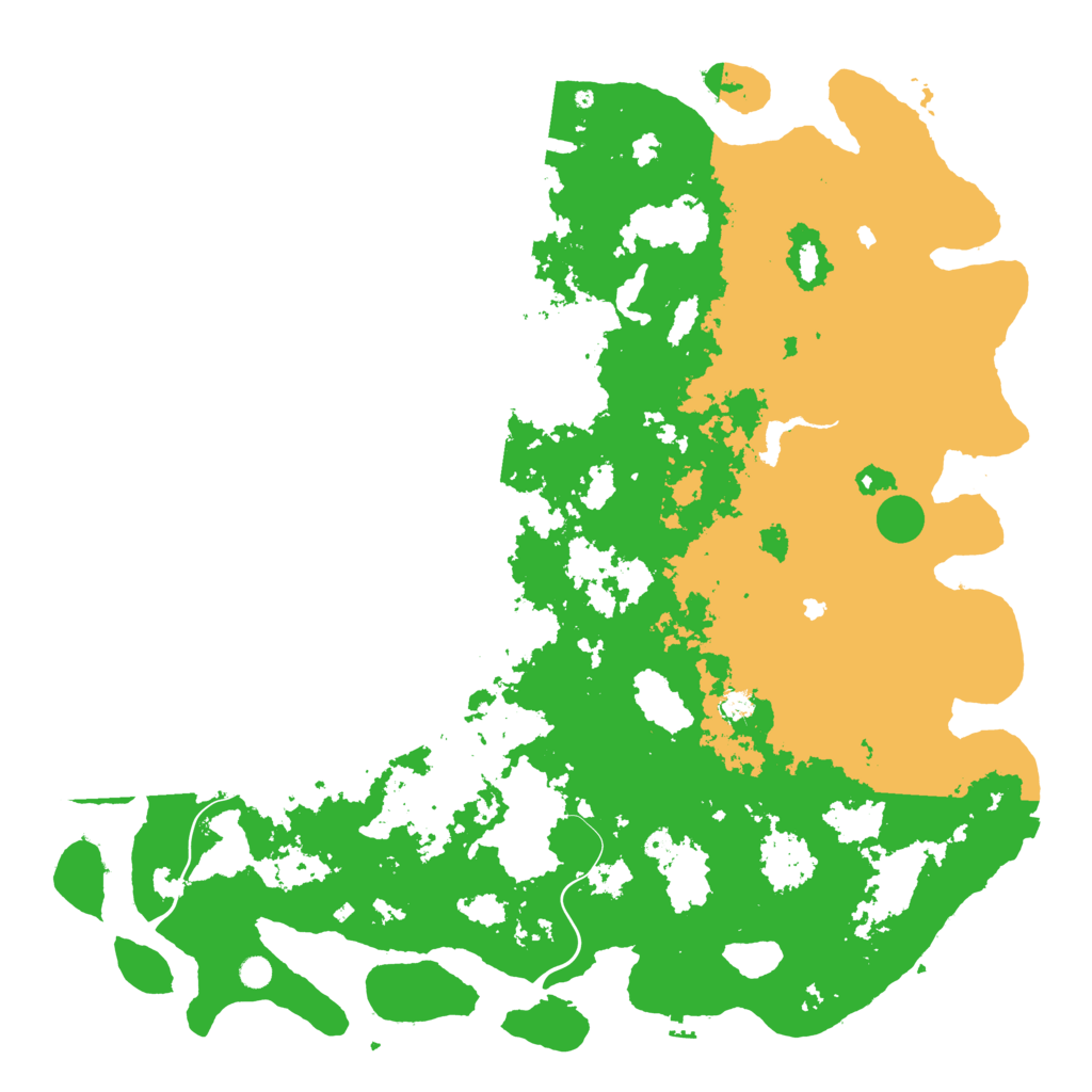 Biome Rust Map: Procedural Map, Size: 6000, Seed: 1686153075