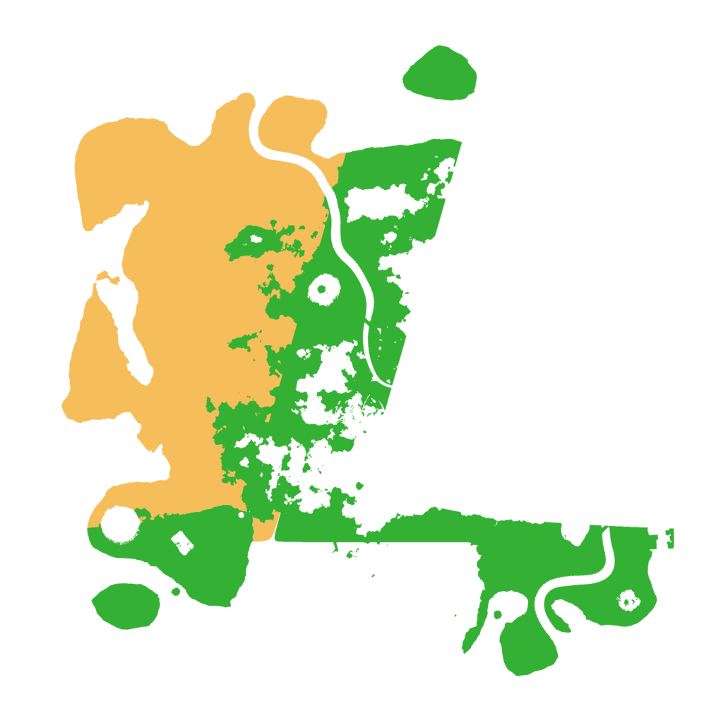 Biome Rust Map: Procedural Map, Size: 3500, Seed: 61522889