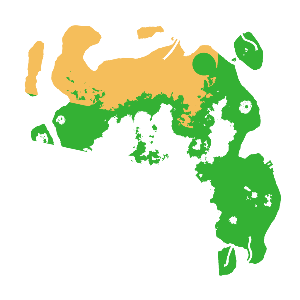 Biome Rust Map: Procedural Map, Size: 3500, Seed: 702050123