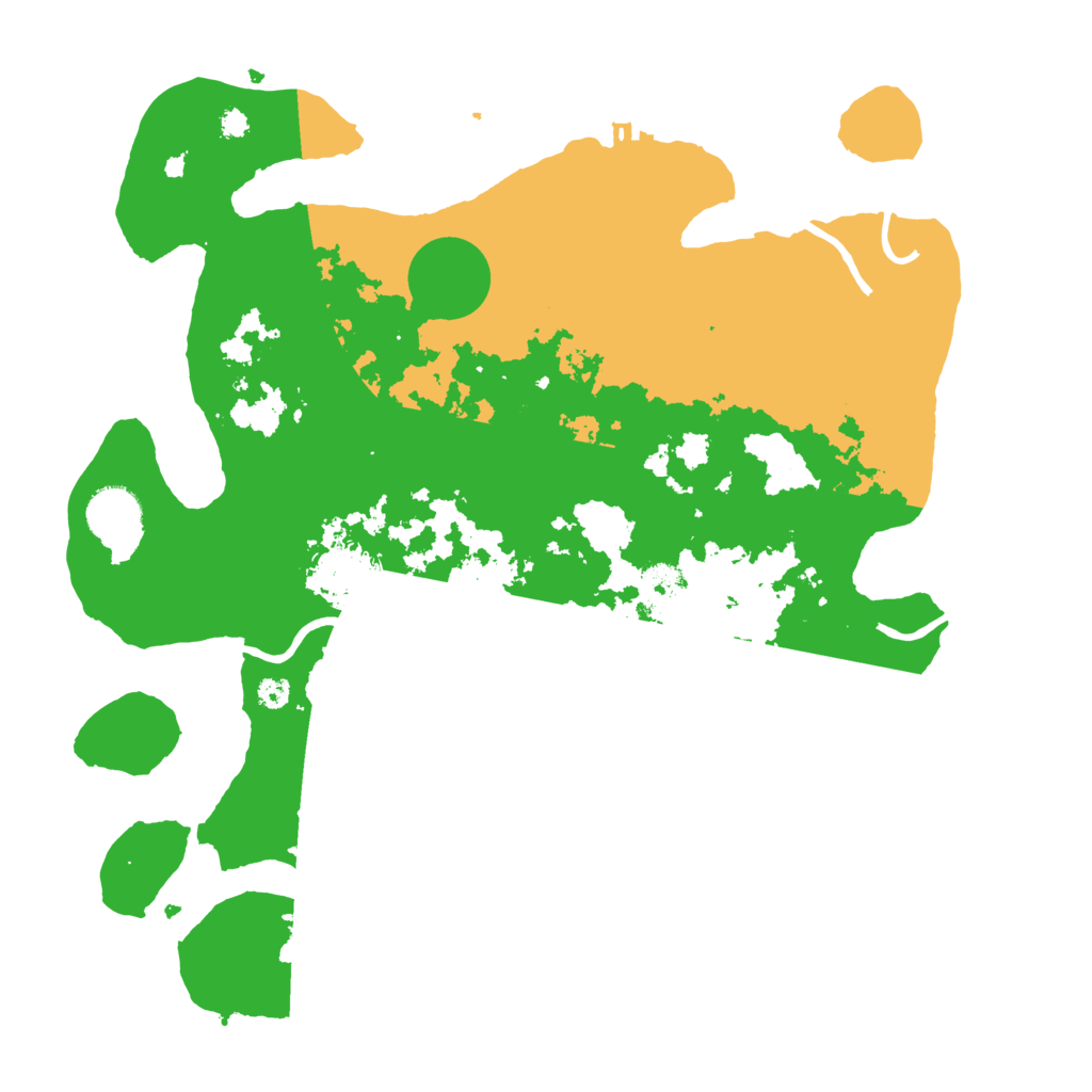 Biome Rust Map: Procedural Map, Size: 3500, Seed: 72814598