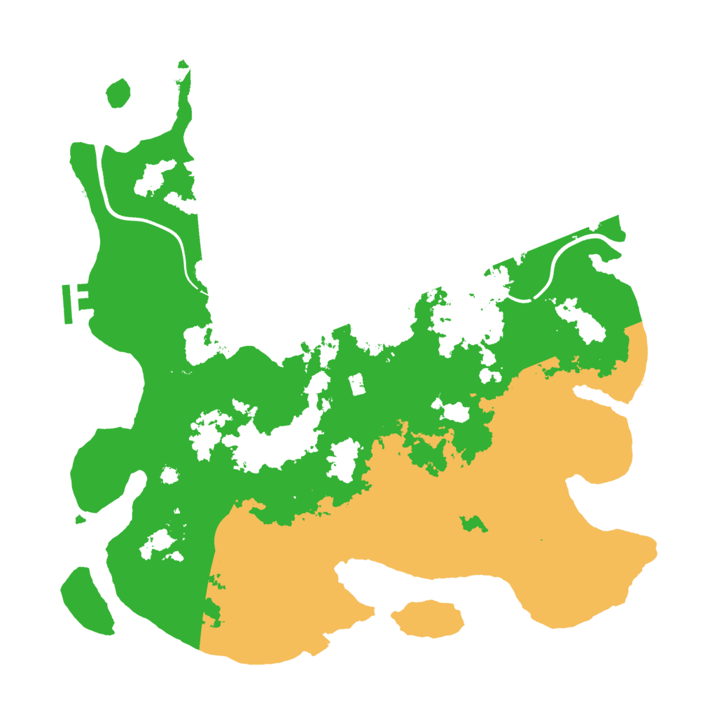 Biome Rust Map: Procedural Map, Size: 3698, Seed: 5