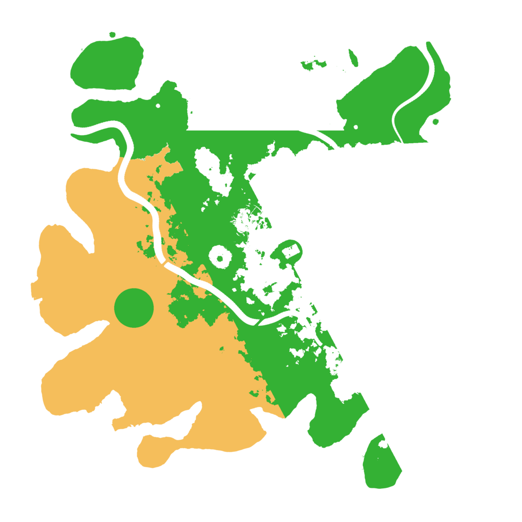 Biome Rust Map: Procedural Map, Size: 3500, Seed: 2071918401