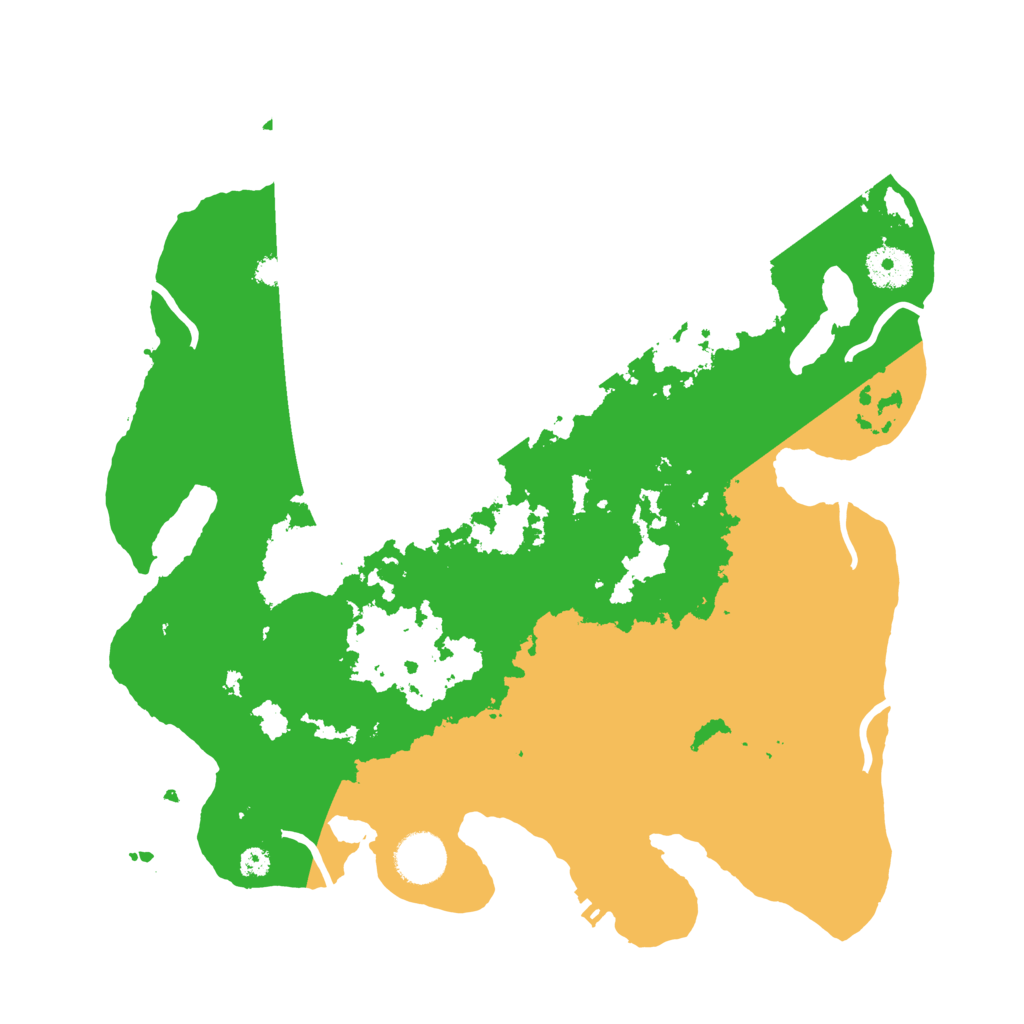 Biome Rust Map: Procedural Map, Size: 3500, Seed: 81164123