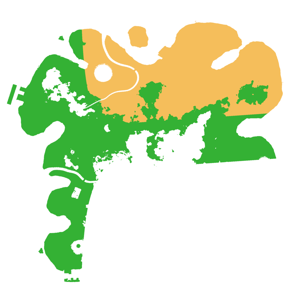 Biome Rust Map: Procedural Map, Size: 3000, Seed: 90913949