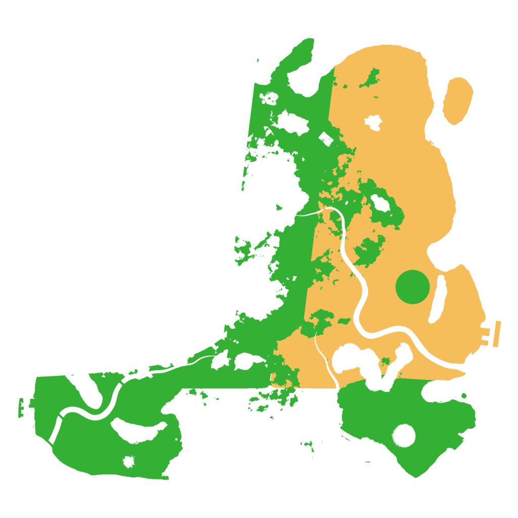 Biome Rust Map: Procedural Map, Size: 4000, Seed: 1024025343