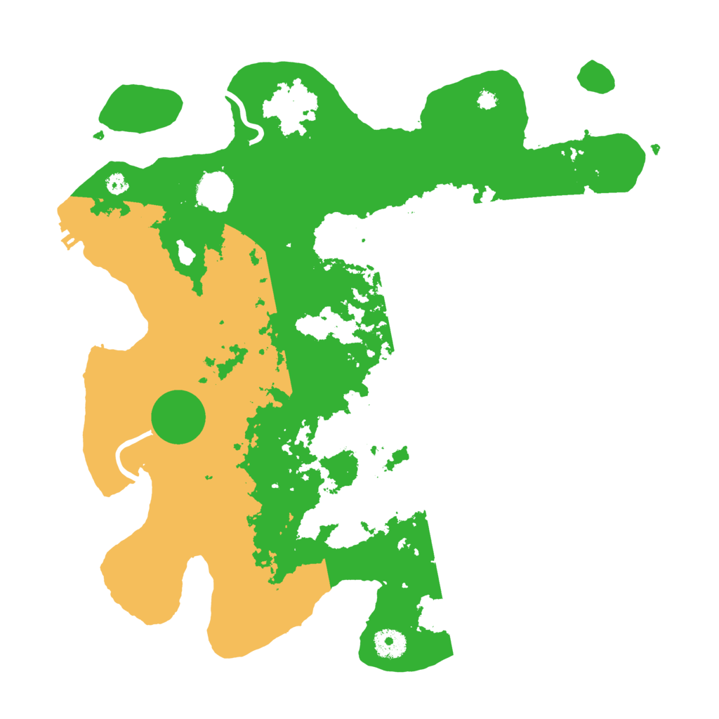 Biome Rust Map: Procedural Map, Size: 3500, Seed: 55854941