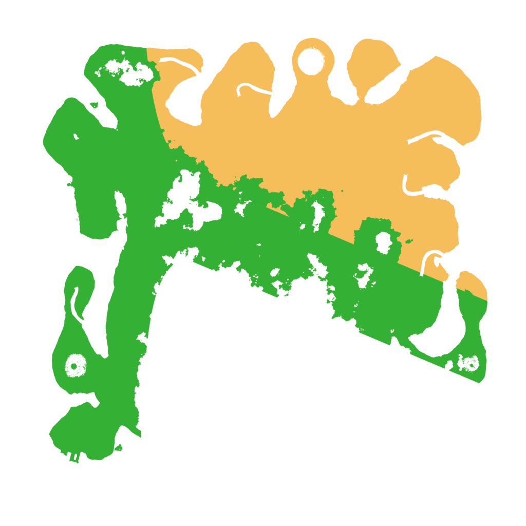 Biome Rust Map: Procedural Map, Size: 3500, Seed: 8726866