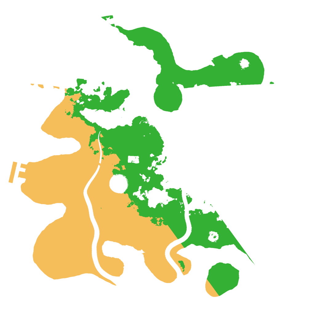 Biome Rust Map: Procedural Map, Size: 3000, Seed: 55089