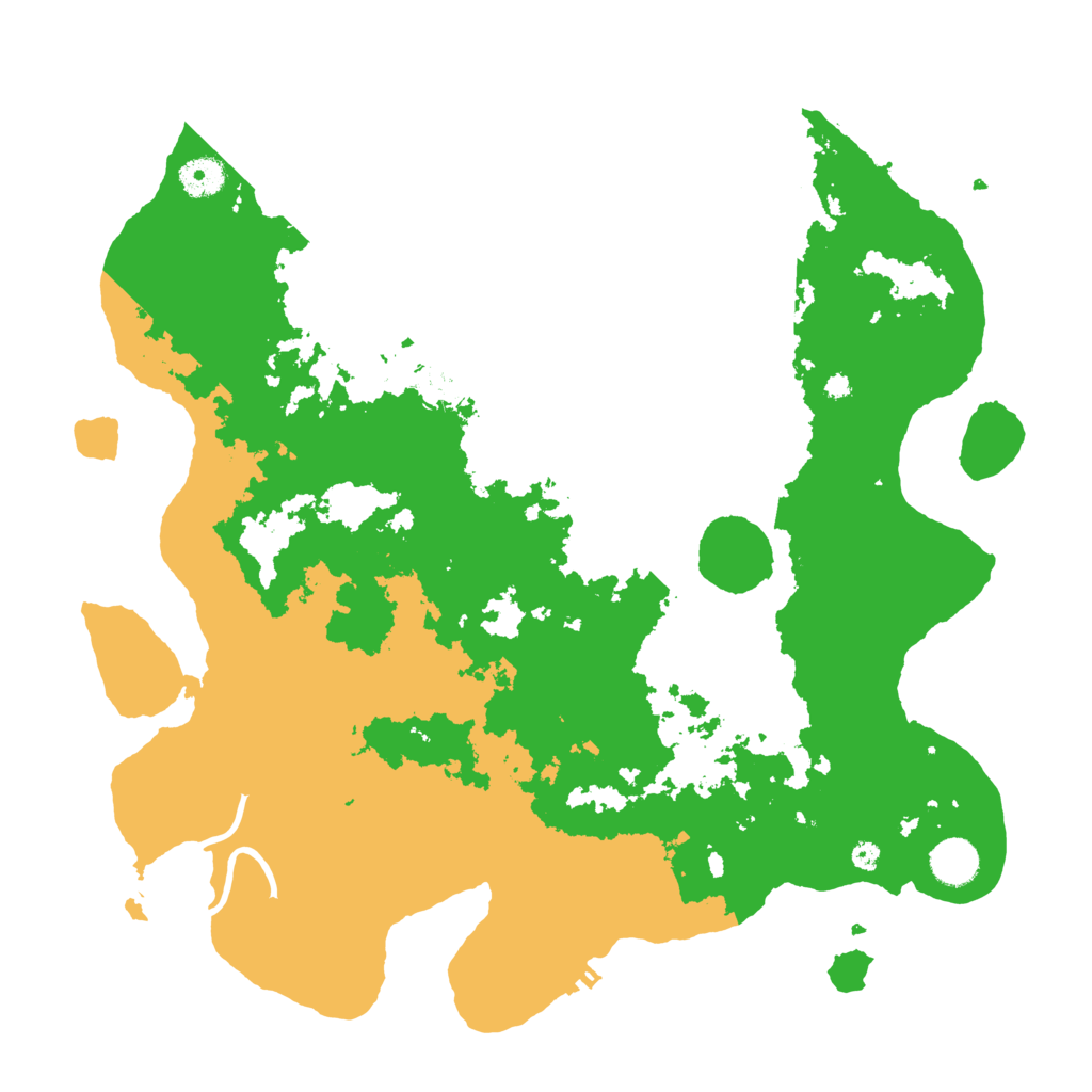 Biome Rust Map: Procedural Map, Size: 4000, Seed: 5812
