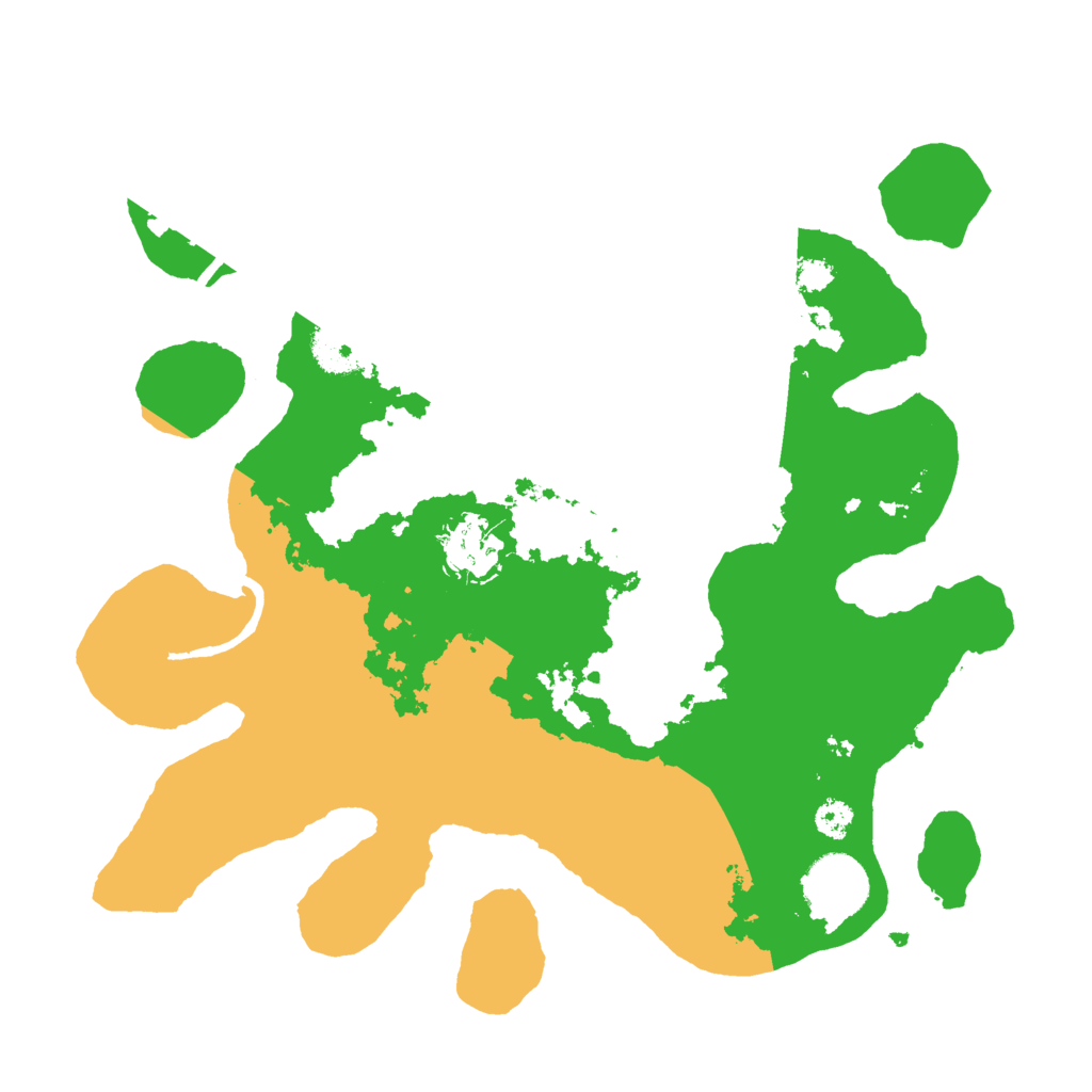 Biome Rust Map: Procedural Map, Size: 3000, Seed: 1551906405